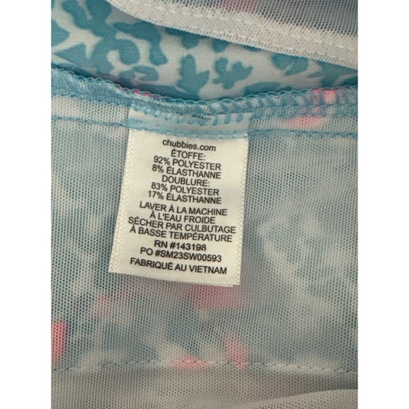 Chubbies‎ The Domingos Are For Flamingos Youth Classic Swim Trunk XL NWT - Picture 8 of 12